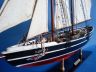 model sailboats is fully assembled