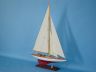 model sailboats is fully assembled