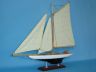 model sailboats is fully assembled