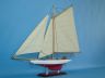model sailboats is fully assembled