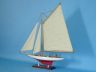 model sailboats is fully assembled
