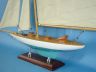 model sailboats is fully assembled