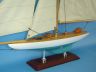 model sailboats is fully assembled