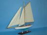 model sailboats is fully assembled