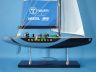 model sailboats is fully assembled
