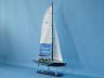 model sailboats is fully assembled
