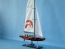 model sailboats is fully assembled