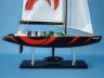 model sailboats is fully assembled