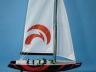 model sailboats is fully assembled