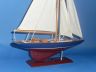 model sailboats is fully assembled