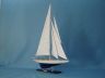 model sailboats is fully assembled