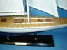 model sailboat is fully assembled