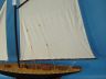 model sailboats is fully assembled