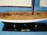 model sailboats is fully assembled