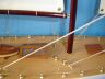 model sailboats is fully assembled