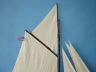 model sailboats is fully assembled