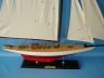 model sailboats is fully assembled