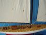 model sailboats is fully assembled