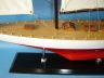 model sailboats is fully assembled