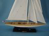 model sailboats is fully assembled