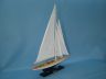 model sailboats is fully assembled