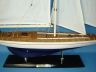 model sailboat is fully assembled