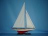 model sailboats is fully assembled