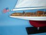 model sailboats is fully assembled
