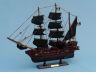 pirate ship model is fully assembled