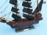 pirate ship model is fully assembled