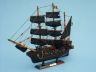 pirate ship model is fully assembled