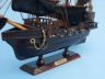 pirate ship model is fully assembled