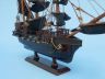 pirate ship model is fully assembled