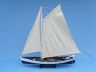 model sailboats is fully assembled