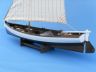 model sailboats is fully assembled