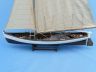 model sailboats is fully assembled