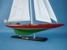 model sailboats is fully assembled