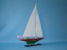 model sailboats is fully assembled