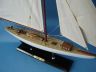 model sailboat is fully assembled