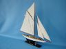 model sailboats is fully assembled