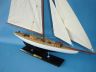 model sailboats is fully assembled
