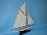 model sailboats is fully assembled