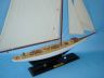 model sailboats is fully assembled