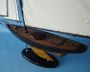 model sailboats is fully assembled