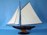 model sailboats is fully assembled