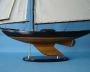 model sailboats is fully assembled
