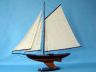 model sailboats is fully assembled