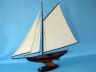 model sailboats is fully assembled