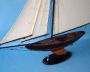 model sailboats is fully assembled