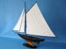 model sailboats is fully assembled